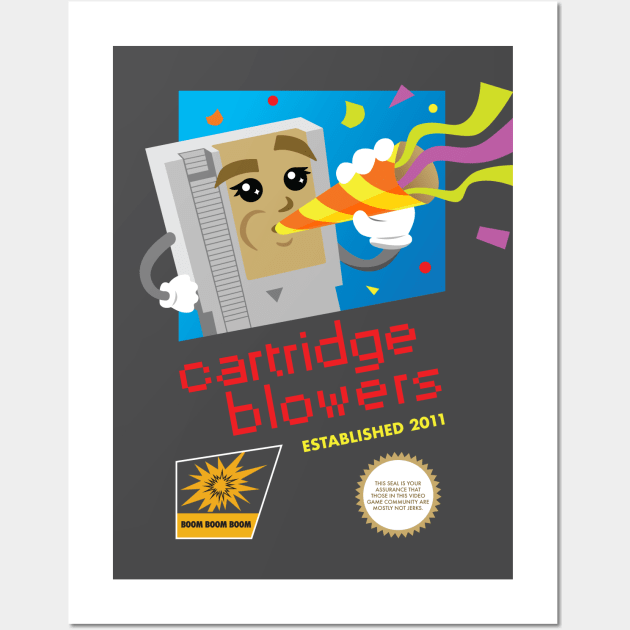 Cartridge Blowers 10th Anniversary Wall Art by andyhuntdesigns